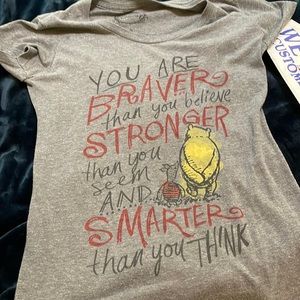 Grey bear and piglet shirt